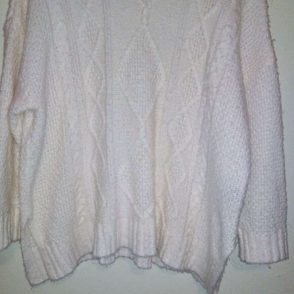 Aerie Wool Blend Cable Knit Turtleneck Sweater-Small-Oversized-Rory Gilmore - Picture 3 of 10